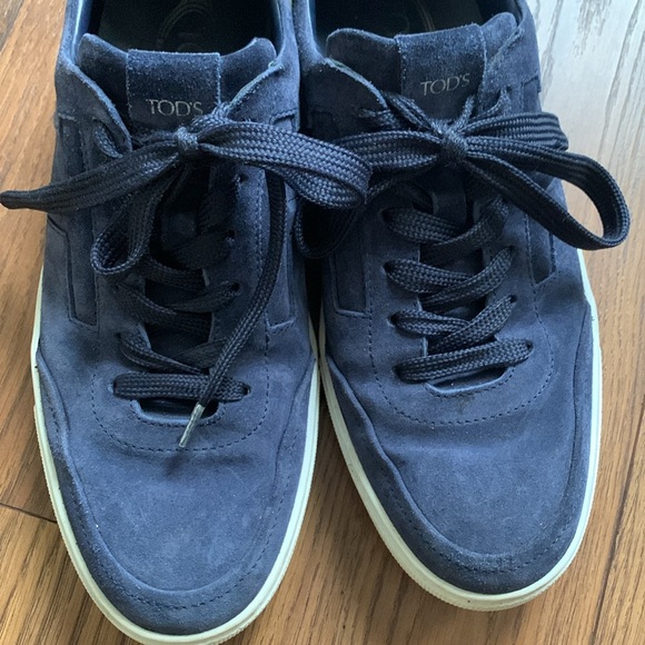 TOD’S Blue Suede Sneakers - Picture 4 of 10